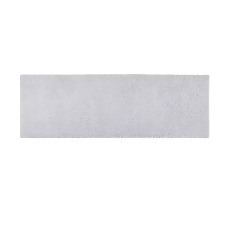 Kirklands Home High Pile Marshmallow Bath Mat, 70 in. Gray Best