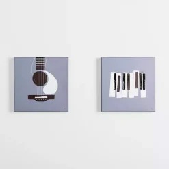 Kirklands Home Instruments I Canvas Art Prints, Set of 2 Gray Hot
