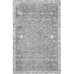 Kirklands Home Gray Ivory Area Rug, 7x9 Hot