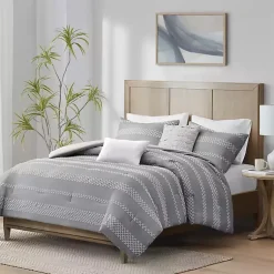 Kirklands Home Jacquard 5-pc. California King Comforter Set Gray Online