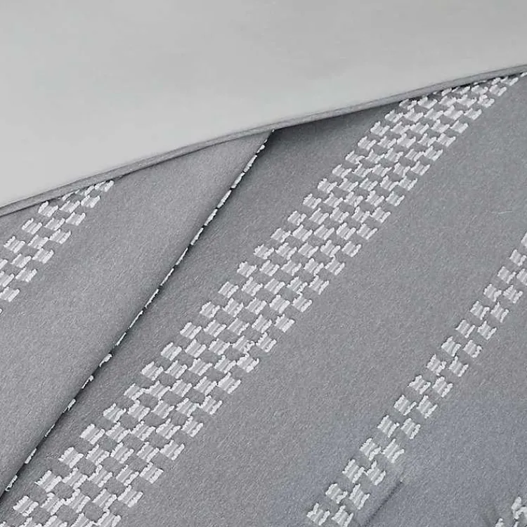 Kirklands Home Jacquard 5-pc. Full/Queen Comforter Set Gray Clearance