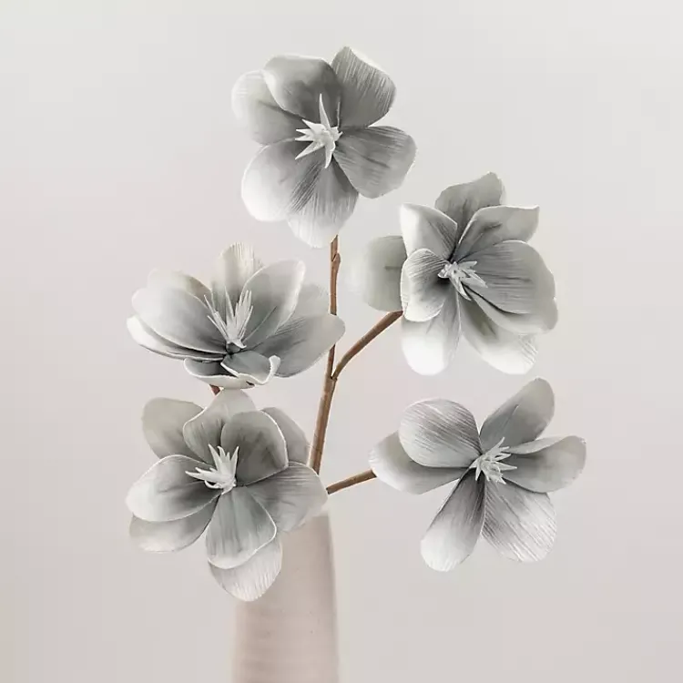 Stems & Bouquets>Kirklands Home Japanese Magnolia Sprays, Set of 2 Gray