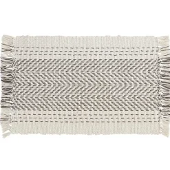 Kirklands Home Kantha Stitch Placemats, Set of 4 Gray Hot
