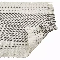 Kirklands Home Kantha Stitch Placemats, Set of 4 Gray Hot