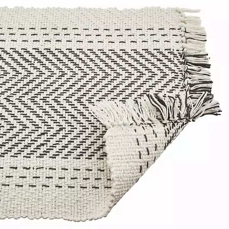 Kirklands Home Kantha Stitch Placemats, Set of 4 Gray Hot