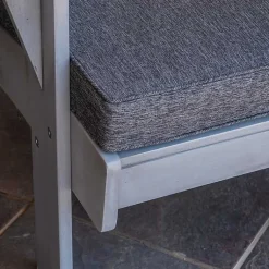 Kirklands Home Lanier Chair with Cushion Gray Sale