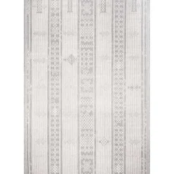 Kirklands Home Gray Lee Global Stripes Outdoor Area Rug, 5x8 Outlet