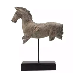 Statues & Figurines>Kirklands Home Gray Legless Horse Statue