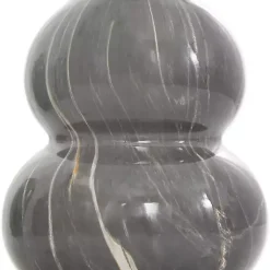 Vases>Kirklands Home Marble Finish Ceramic Vases, Set of 3 Gray