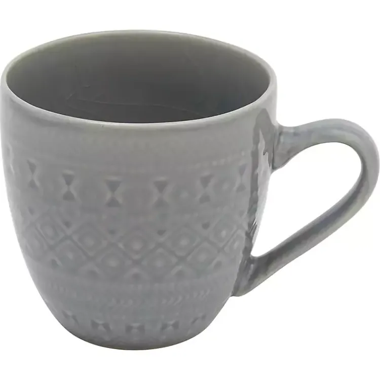 Kirklands Home Medallion 16-pc. Ceramic Dinnerware Set Gray Best