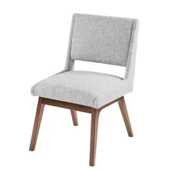 Kirklands Home Mid-Century Modern Dining Chairs, Set of 2 Gray