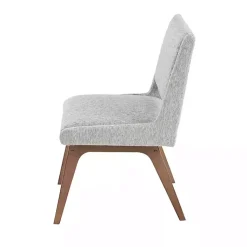 Kirklands Home Mid-Century Modern Dining Chairs, Set of 2 Gray