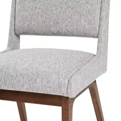 Kirklands Home Mid-Century Modern Dining Chairs, Set of 2 Gray