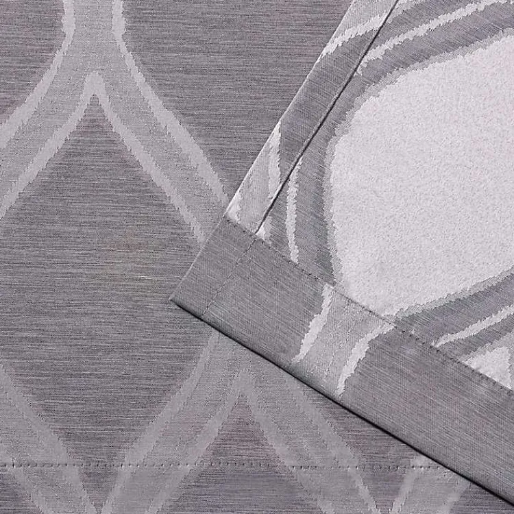 Kirklands Home Monte Curtain Panel Set, 84 in. Gray Best