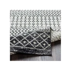 Kirklands Home Gray Moroccan Pattern Square Area Rug, 4 ft. Clearance