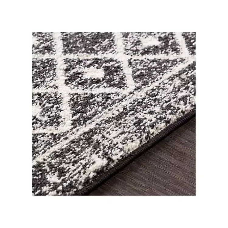 Kirklands Home Gray Moroccan Pattern Square Area Rug, 4 ft. Clearance