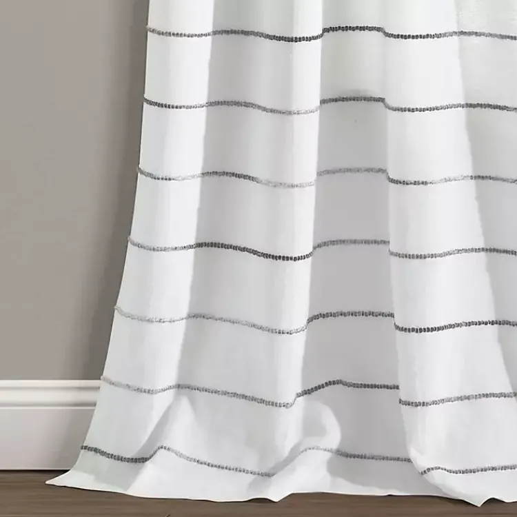 Kirklands Home Gray Ombre Stripe Curtain Panel Set, 84 in. Hot