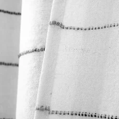 Kirklands Home Gray Ombre Stripe Curtain Panel Set, 84 in. Hot