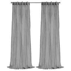 Kirklands Home Paloma Curtain Panel, 84 in. Gray Online