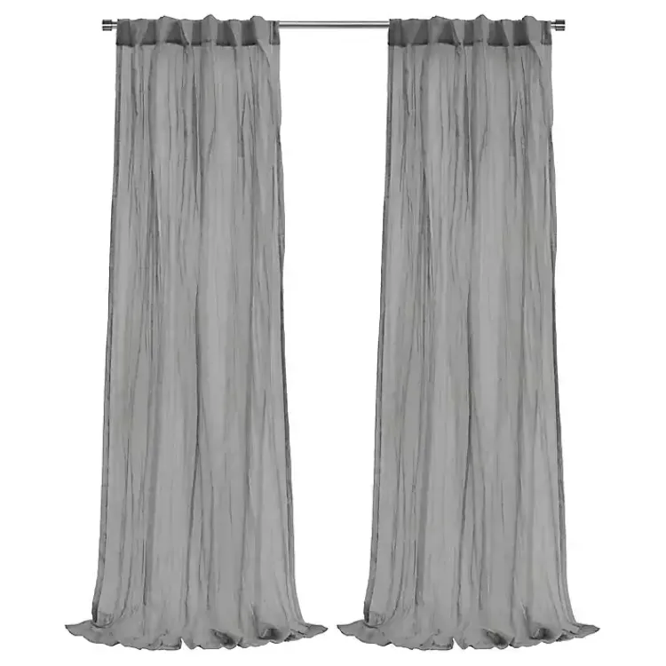 Kirklands Home Paloma Curtain Panel, 84 in. Gray Online