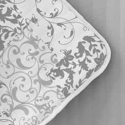 Kirklands Home Gray Patchwork Reversible 3-pc. Queen Quilt Set Clearance