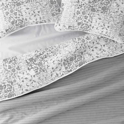 Kirklands Home Gray Patchwork Reversible 3-pc. Queen Quilt Set Clearance