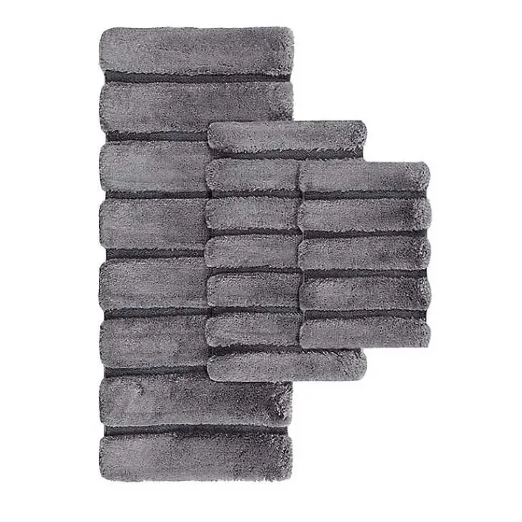 Kirklands Home Pearl Tufted Bath Mat, 34 in. Gray Sale