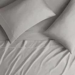 Kirklands Home Pima Cotton Sateen 4-pc. King Sheet Set Gray Clearance