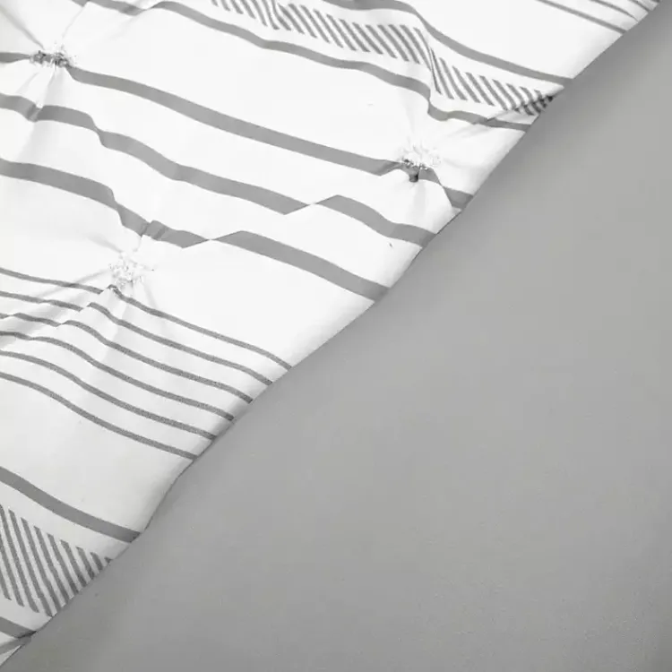 Kirklands Home Gray Pintuck Stripe King 5-pc. Comforter Set Discount