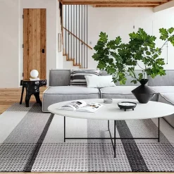 Kirklands Home Portland Emily Henderson x RugsUSA Rug, 10x14 Gray Hot