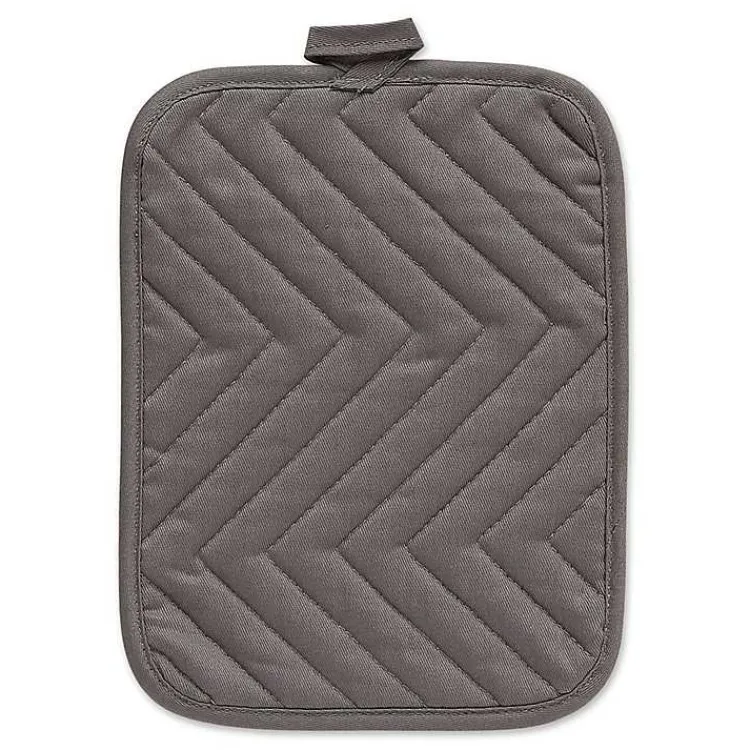 Kirklands Home Quilted 3-pc. Potholder Set Gray Clearance