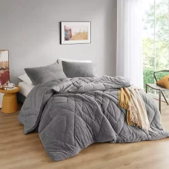Kirklands Home Quilted Teddy 2-pc. Twin Comforter Set Gray Online