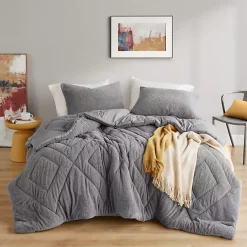 Kirklands Home Quilted Teddy 2-pc. Twin Comforter Set Gray Online