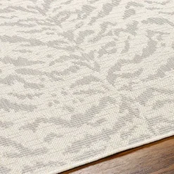 Kirklands Home Gray Ravello Outdoor Rug, 5x7 Best