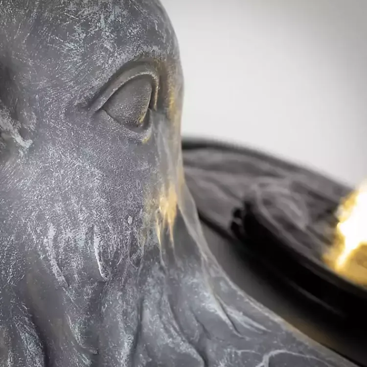Kirklands Home Resin Bird Outdoor Fountain Gray Best