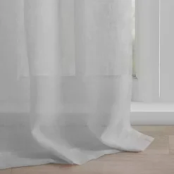Kirklands Home Gray Rosette Tab Top Curtain Panel, 84 in. Grayr New