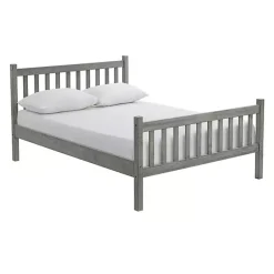 Kirklands Home Rustic Spindleback Full Bed Frame Gray Clearance