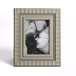 Picture Frames>Kirklands Home Scalloped Edge Picture Frame Gray