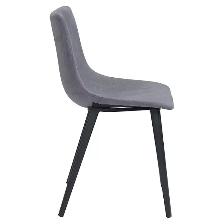Kirklands Home Scooped Daniel Dining Chairs, Set of 2 Gray Discount