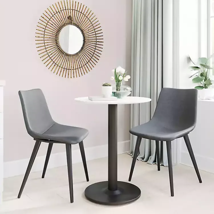 Kirklands Home Scooped Daniel Dining Chairs, Set of 2 Gray Discount