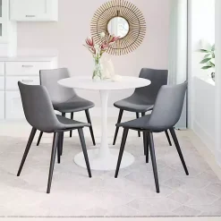 Kirklands Home Scooped Daniel Dining Chairs, Set of 2 Gray Discount