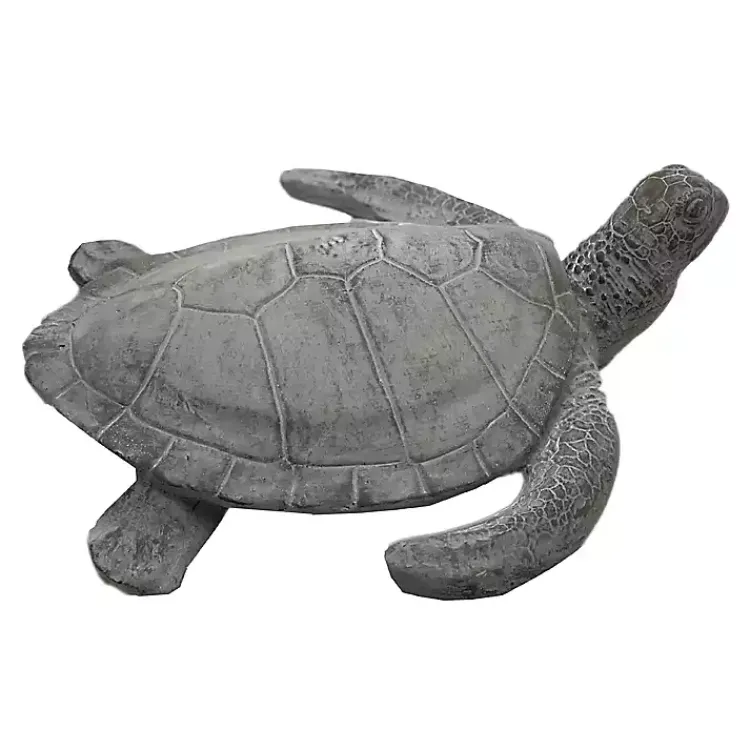 Kirklands Home Sea Turtle Outdoor Statue Gray New