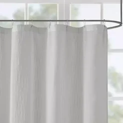 Kirklands Home Sheer Shower Curtain Gray