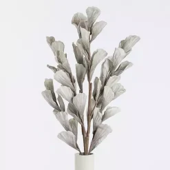 Stems & Bouquets>Kirklands Home Shell Leaf Stems, Set of 2 Gray