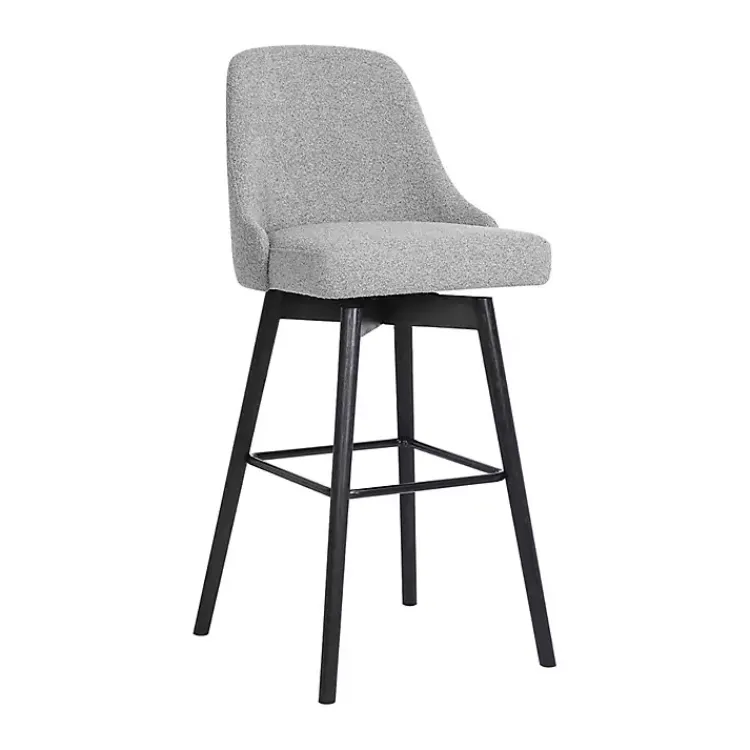 Kirklands Home Sicily Swivel Counter Stool Gray
