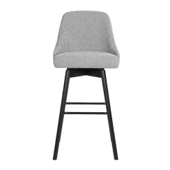Kirklands Home Sicily Swivel Counter Stool Gray