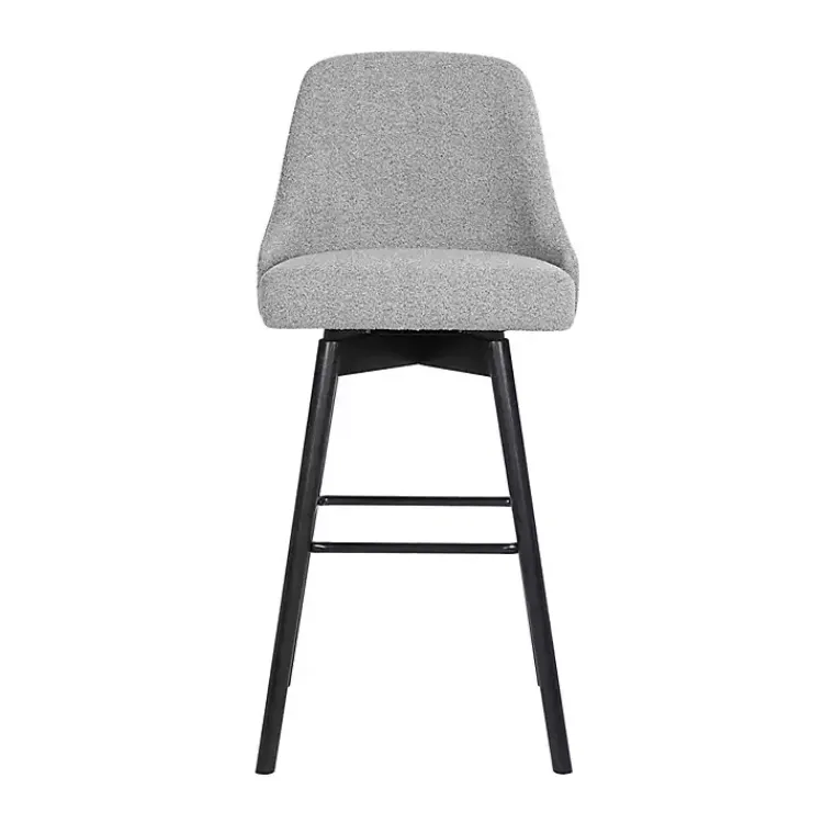 Kirklands Home Sicily Swivel Counter Stool Gray