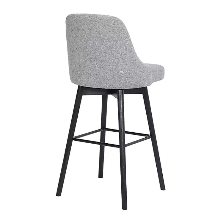 Kirklands Home Sicily Swivel Counter Stool Gray