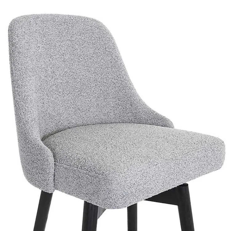 Kirklands Home Sicily Swivel Counter Stool Gray
