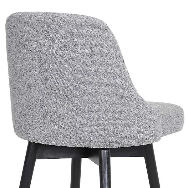 Kirklands Home Sicily Swivel Counter Stool Gray